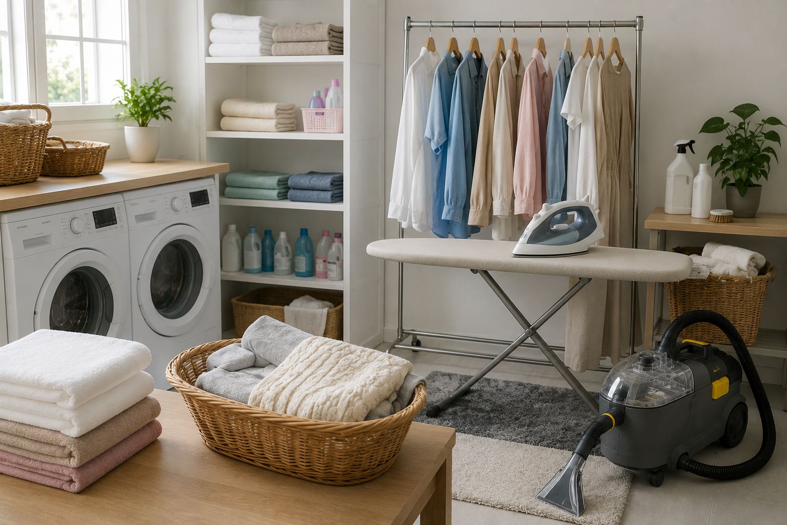 Professioneller Wäscherei- und Bügelservice