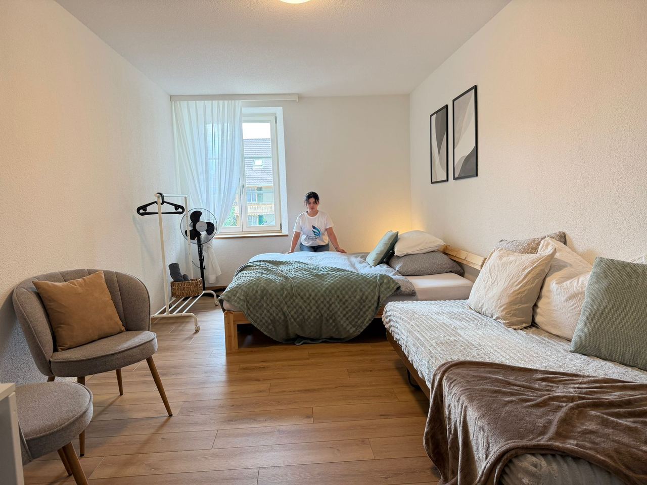 Schlafzimmer in Basel nach professioneller Reinigung