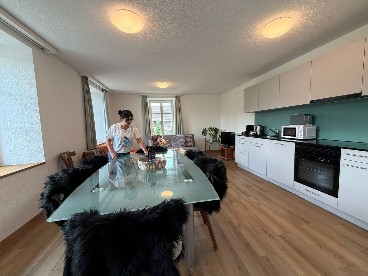 Wohnung im Aargau nach professioneller Reinigung